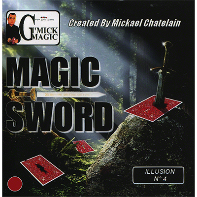 Magic Sword Card (Red)by Mickael Chatelain - Trick