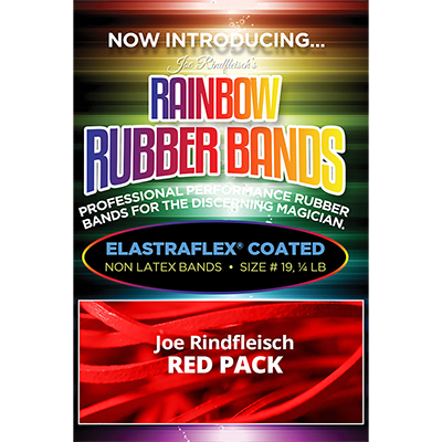 Joe Rindfleisch's Rainbow Rubber Bands (Joe Rindfleisch - Red Pack) by Joe Rindfleisch - Trick