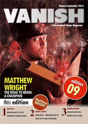 VANISH Magazine August/September 2013 - Matthew Wright eBook DOWNLOAD