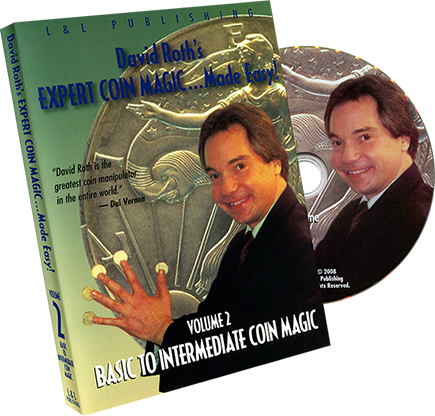 David Roth's Expert Coin Magic Made Easy Vol 2 (Intermediate to Advanced) - DVD