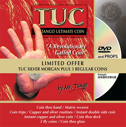 Limited Special Silver TUC Morgan plus 3 Matching Coins (LOF01) by Tango - Trick