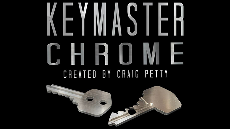 Keymaster Chrome (Gimmicks and Online Instructions) by Craig Petty - Trick