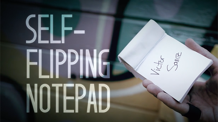 Self-Flipping Notepad (DVD and Gimmick) by Victor Sanz - DVD