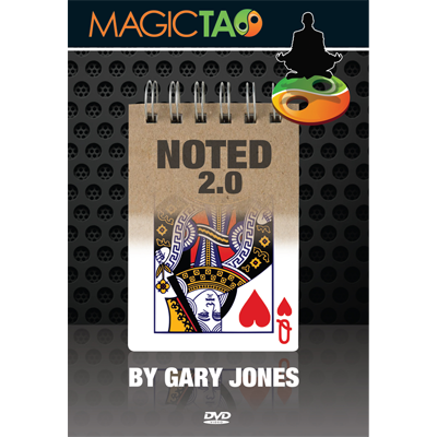 Noted 2.0 Red (DVD and Gimmick) by Gary Jones and Magic Tao - DVD